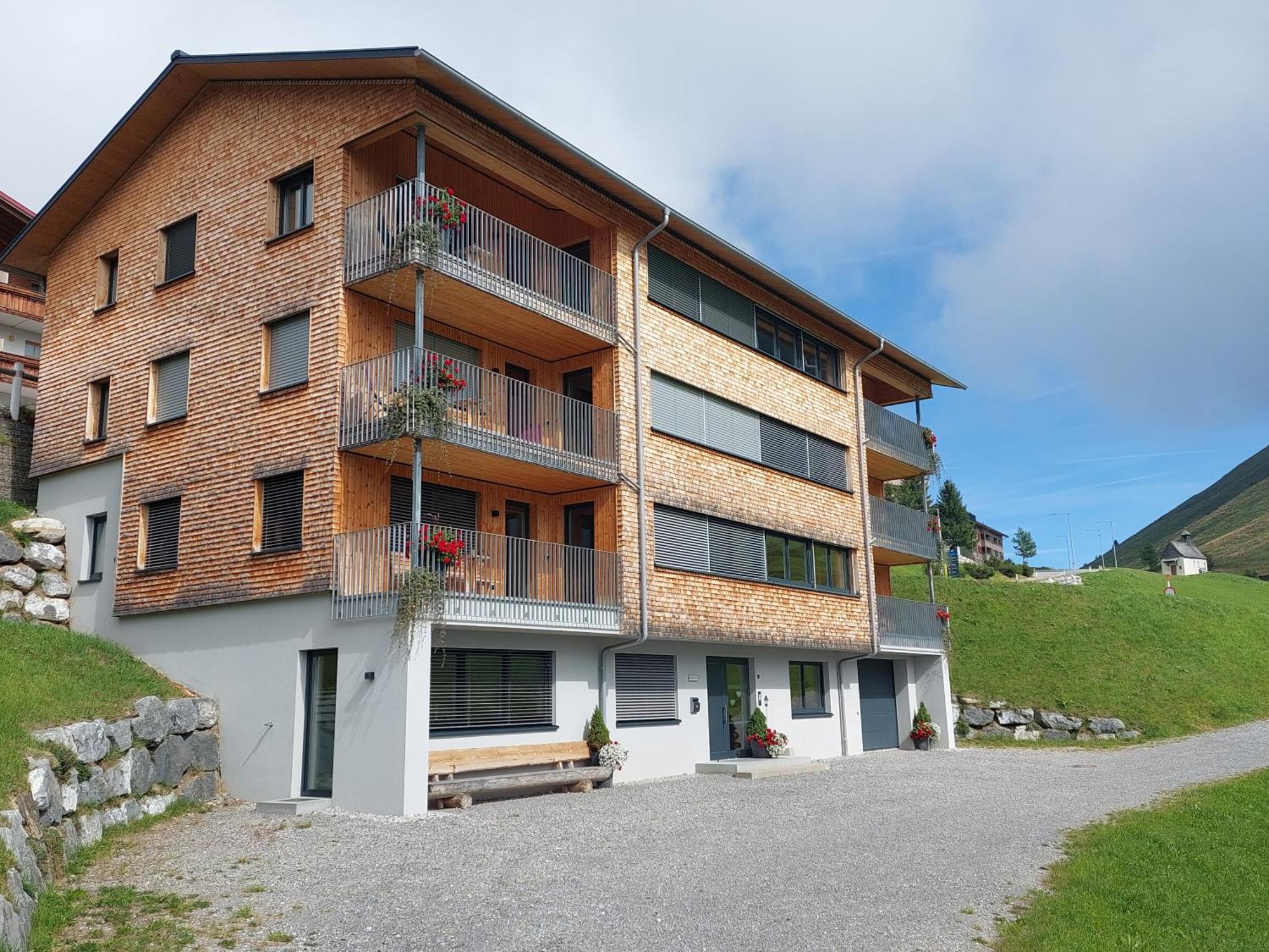 Апартаменты Alpenpanorama Konzett Фашина Экстерьер фото